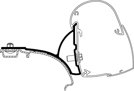 Thule - Adaptateur Omnistore 5102 VW T5/T6