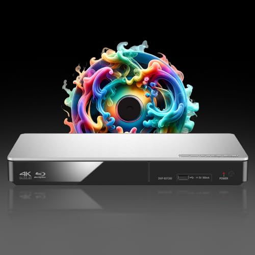 MULTIREGION Blu-ray Player Compatible with Panasonic DMP-BDT280EB 2D/3D - WiFi & LAN MULTIREGION for DVD Regions 1-8 - Blu-ray Region B - DMP-BDT280