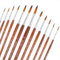Amabro 12 Stück Künstlerpinsel Pinsel Set, Haarpinsel Nylon Pinsel Set, acryl Pinsel Set Pinsel acrylfarbe Satz Acrylpinsel Aquarellpinsel Set Für Aquarell Acryl Ölgemälde
