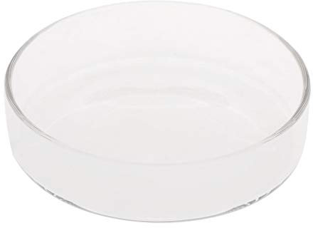 XuQiZZpp Garnelen-Futterschale aus Glas, für Aquarium, Fische für Reptilien, rund, Futternapf, 9,9 cm, 8,9 cm, 8,1 cm, 7,6 cm, 6,6 cm, 2,4i