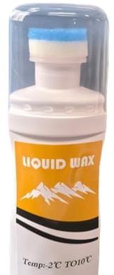 BCIOUS Ceras líquidas para esquí con aplicador, 100 ml, universales y tablas de snowboard para una rápida aplicación en tablas de snowboard y esquís, universales y tablas de snowboard