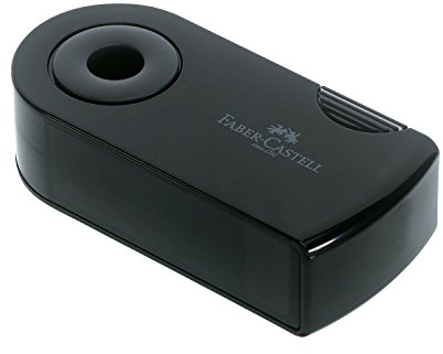 Faber-Castell 182700 - Doppelspitzdose Sleeve, schwarz