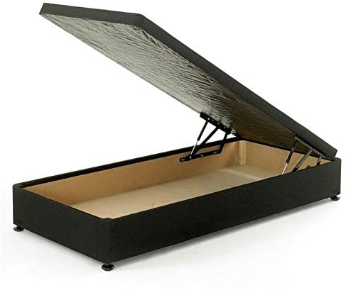 Save on Goods UK CHOICE OF FABRICS. Ottoman lift up divan bed base only.Devan,storage otoman storeage box base (3ft Single)