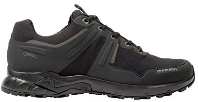 Mammut Ultimate Pro Low GTX Men | Wanderschuhe für Herren, Gore-Tex Schuhe, Wasserdichte Sportschuhe, Trekkingschuhe für Leichte Wanderungen, Bergschuhe, Outdoor Freizeitschuhe | Schwarz, 12.5