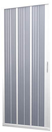 FORTE BXF123001 Paroi de douche pliante Flex en PVC, Anticalcaire, Réductible, Kit Complet, 140L x 185H, Blanc