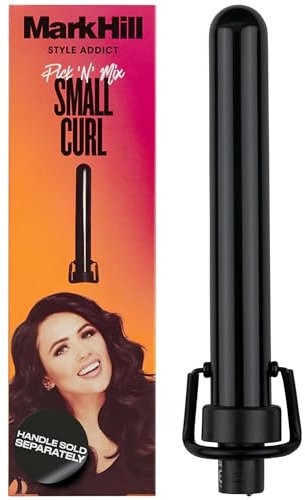 Mark Hill Pick 'N' Mix Interchangeable Curling Wand - Small Curl Barrel - 24 mm - Black (Handle Not Included)