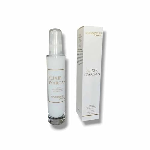 Fondonatura Elixir D' Argan 100 ml fluido disciplinante ricco di olio di Argan, Sericina, Proteine della seta e Pantenolo