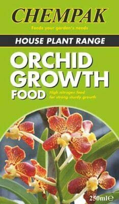 Chempak Orchid Fertiliser Growth Formula Feed High Nitrogen Sturdy 250ml by Thompson and Morgan