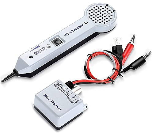 CENPEK Kit generatore di Toni, tracciatore di Fili,it Professionale per tracciare i Toni, Tester per Cavi ad Alta precisione 200EP con Amplificatore induttivo e Kit sonda con Volume Regolabile