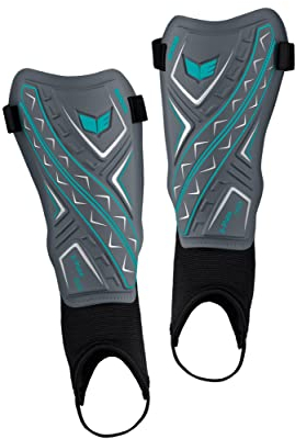 Erima Unisex Erwachsene X-Plate One Schienbeinschoner (7212203), cool grey/curacao, L