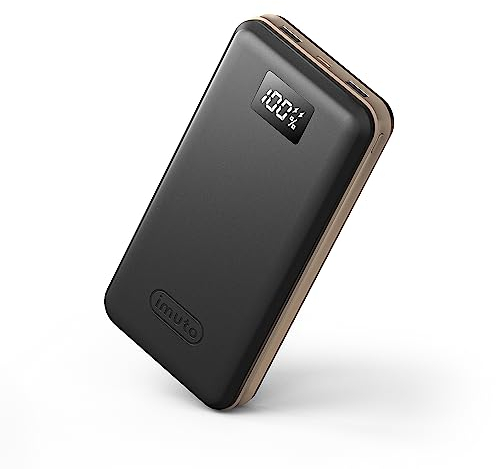 imuto Batterie Externe 27000mAh, Power Bank Laptop USB C PD 65W Chargeur Portable, 3 Port Powerbank avec Affichage LCD pour Laptop Tablet iPhone 15 14 13 12 Pro Galaxy S22 Xiaomi Airpods Steam Deck