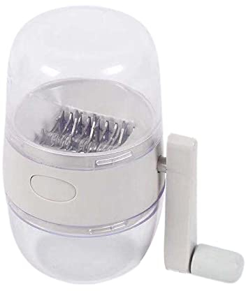 Gralara de nueces, Molinillo de Frutas secas, portátil extraíble, trituradora de Alimentos de Mano, licuadora, Molinillo de Especias para, Blanco