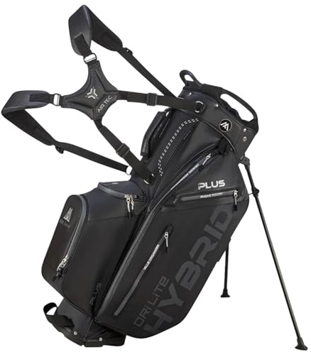 Big Max Dri Lite Hybrid Plus Standtasche, Schwarz