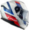 LS2 Helmet Integralhelm KPA FF808 Stream II Größe M ( 57/58) Vintage Weiß Blau Rot