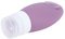 ZJchao Purple Travel Bottles, 100ml Silicone Squeeze Bottles with Suction Cup for Shampoo, Conditioner, Shower Gel, Lotion, Food, Sauces