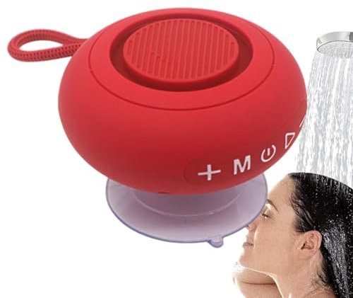 Opilroyn Altoparlante Doccia senza fili, Altoparlante da Bagno | Sounder stereo Bass subwoofer Gusto,Giocatore audio senza fili elettronico per Viaggi all'aperto, Campeggio