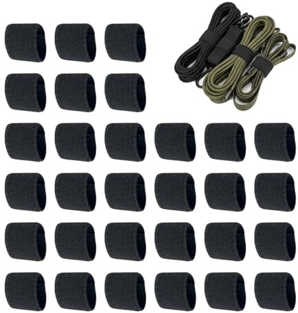 Belt Keepers - 30 piezas de nailon elástico portátil