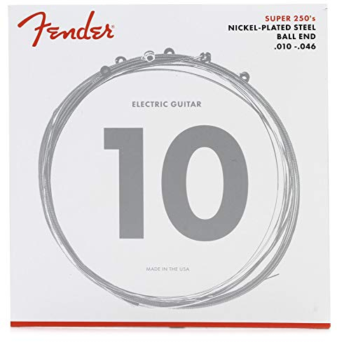 Fender Super 250 String Set - 250R (010/046) - Nickel-Plated Steel - Ball Ends