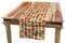 ABAKUHAUS Hawaii Tischläufer, Retro Hawaiian, Esszimmer Küche Rechteckiger Dekorativer Tischläufer, 40 x 225 cm, Braun Grün