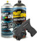 AutoFullCar - Peinture anti-calorique acrylique brillant Full Dip pour pinces de frein - 2 spray 400 ml (noir brillant)