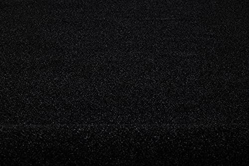 rugsx Kunstrasen Spring, Fertigmaß Schwarz 200x400 cm