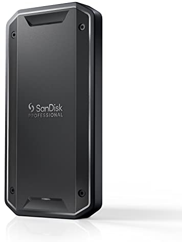 SanDisk Professional 2TB PRO-G40 SSD external Drive, Portable SSD, up to 2700 MB/s, Solid State Drive, Thunderbolt 3 (40Gbps), USB-C (10Gbps), Ultra-rugged IP68 rating for dust and water resistance
