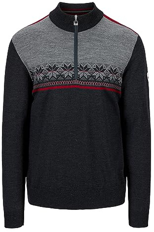 Dale of Norway Liberg Men’s Sweater Merino Wool Ski Sweater Medium High Neck