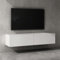 doporro TV Lowboard hängend Fernsehschrank Wohnzimmer | TV-Schrank hängend Fernsehtisch Fernsehschrank Hängeschrank 140cm