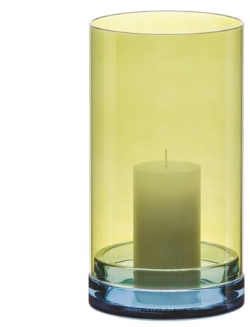 REMEMBER Windlicht Lys Lime - 28 cm hoch - modernes Design Windlicht