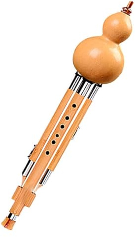 Trärörsinstrument, nationella musikinstrument Hulusi Flöjt Kinesiska nationella musikinstrument kalebass Flöjt Nybörjare Speltyp Handgjord Cucurbit Flute(D key)
