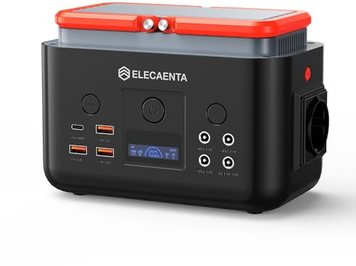 Estación de Energía Portátil 200Wh 62500mAh LiFePO4 Batería Respaldo Generador Eléctrico Solar CA200W(Pico 400W) Onda Sinusoidal Pura Carga Rápida PD60W para Acampada Aventura Emergencia Uso Doméstico