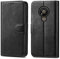 GAPlus Nokia 3.4 (2020) Cases - Premium Wallet Leather Flip Case Cover For Nokia 3.4 [Card Holder] [Magnetic Closure] Black