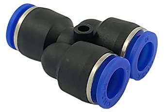 Raccordo ad innesto rapido tubo/tubo a Y diametro 10mm - Conf.10 pezzi