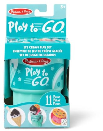 MELISSA & DOUG Play To Go Eiscreme Spielset Spielzeug, 1 EA