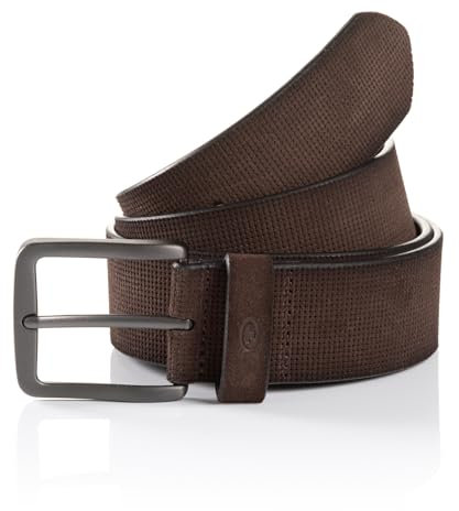TOM TAILOR Herren TTBART Gürtel, Braun, 95