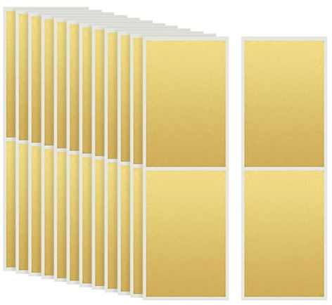 FSSTUD 50 feuilles de stickers à gratter de 5 x 7 cm grands autocollants à gratter autocollants à gratter autoadhésifs étiquettes à gratter pour cartes à gratter grands autocollants à gratter