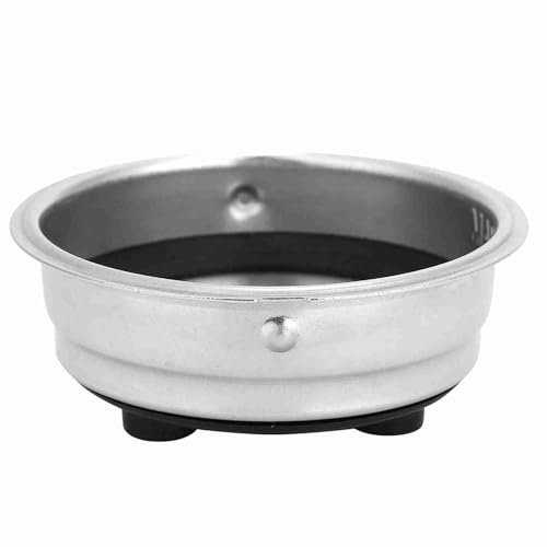 Filtro Macchina Caffe, Filtro Pressurizzato Macchina Caffè in Acciaio Inossidabile Cestello Filtro Caffe Espresso per Casa Ufficio Bar Caffetteria (persona singola)