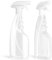 GAOHUI 2 Pcs 500ml Large Water Spray Bottles, Refillable Plastic Bottles with Adjustable Nozzle, Clear Empty Mist Spray Bottle for Hair, Cleaning, Plants & Gardening