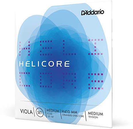 D'Addario H410-MM Helicore Viola Saitensatz mehrfach verdrillter Stahlkern Medium Medium