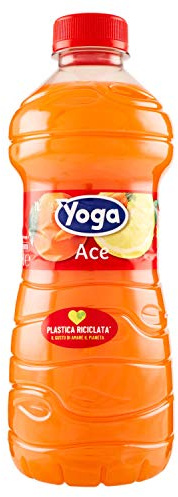 JUS LT 1 ACE PET. Jus de fruits pour le yoga avec pulpe de fruits, de'licieux pour le petit-de'jeuner et le goter.Bouteille de 1 lt pour animaux de compagnie