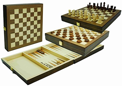 HOT Games Chess-draughts-backgammon-cas.ingel.29x29cm