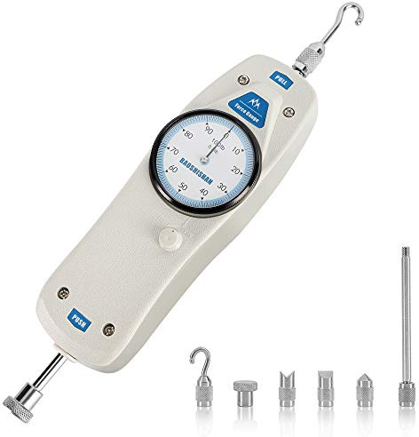 BAOSHISHAN 445N Push Pull Force Gauge Force Tester Scale for Tension and Compression Load Plug Force Destructive Test DL (100LB)