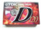 TDK D120 x 1 cassettes de 120 minutes.