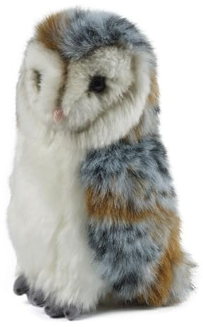 Peluche Living Nature - Chouette effraie (18 cm)