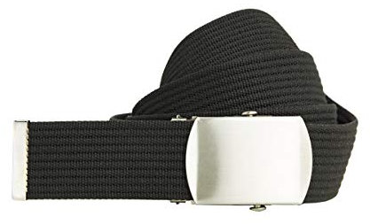 shenky Bandgürtel | 4cm Breite| Nylon Gürtel mit Gürtelschnalle | Herrengürtel | Schnalle | Damengürtel | belt | Koppelgürtel | Nylongürtel | Outdoor Militär | Schwarz | 120cm