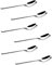 ROSETOR Juego de 6 cucharas de postre de acero inoxidable, cuchara cuadrada multifuncional para helado, café, batido, cerveza de raíz, yogur, etc.