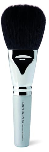 Daniel Sandler LARGE POWDER BRUSH - Setting Powder, Flawless Buffing, Blending, Sculpting. Use with Cream, Loose & Pressed Powder, Blush, Liquid and Mineral Foundation. 14cm Compact Makeup Brush