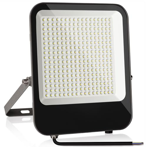 Tayire Focos LED Exterior 200W, 20000LM 3000K Blanco Cálido Superbrillante Luces LED Exterior, Proyector LED Impermeable IP65 Luz de Inundación para Terraza, Jardín, Patio, Parque, Garaje, Pasillo