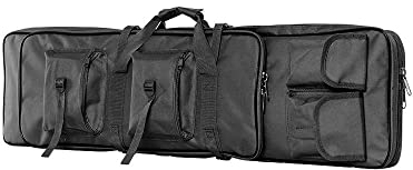 TentHome Angeltaschen Allround Rutentasche Rutenfutteral Angelrutentasche 2 Fächer Angelkoffer angelset Werkzeuge angelausrüstung angelgerät Tasche futteral Ruchsack Schwarz, 100cm