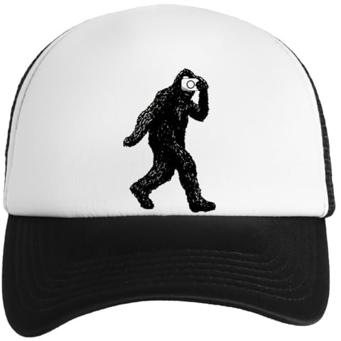 GUNMANTOR Bigfoot mit Kamera Jungen Mädchen Baseball Classic Kappe Unisex Einstellbarer Snapback Kids Boys Girls Cap
